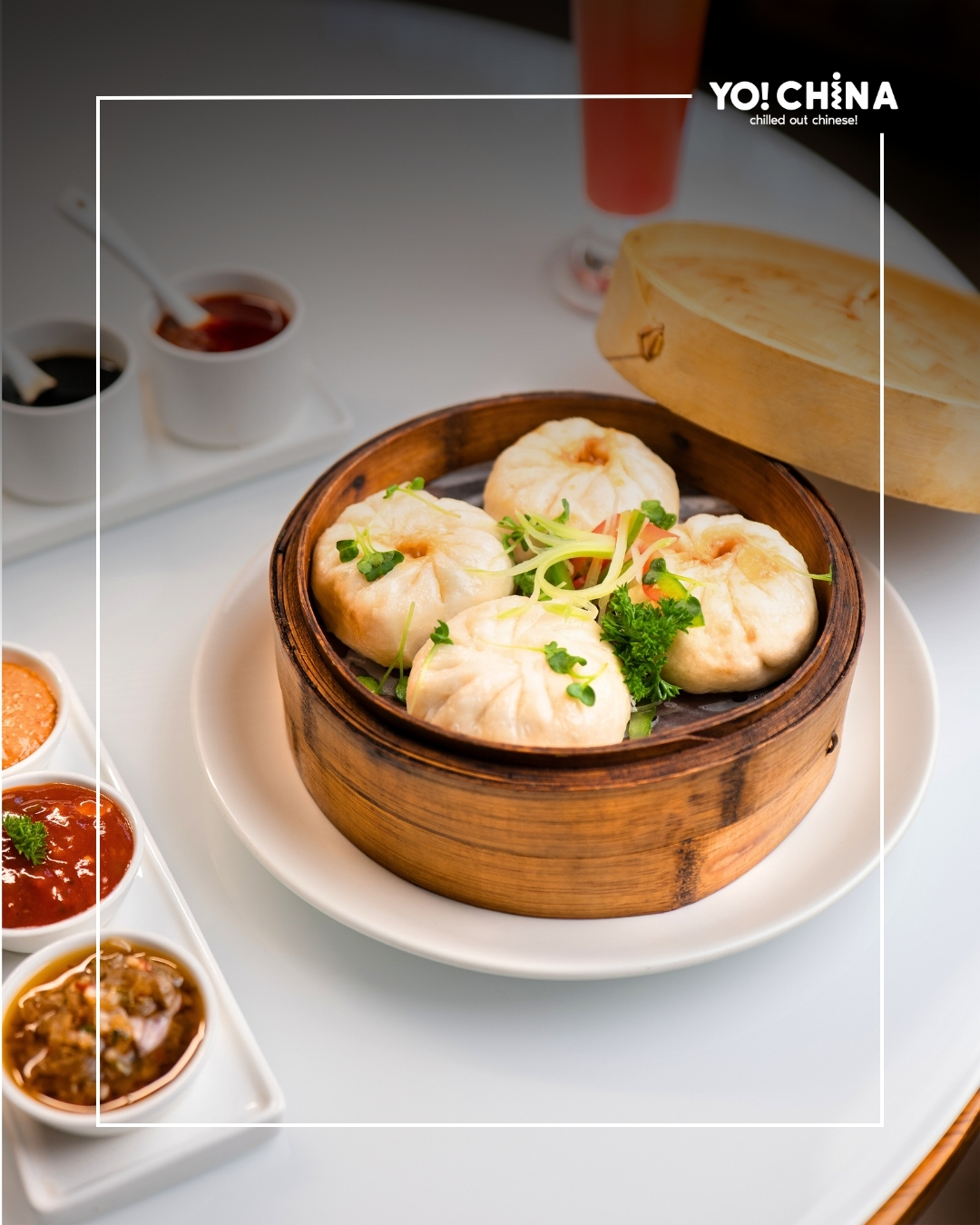 Steamed bao dimsum at Yo!China