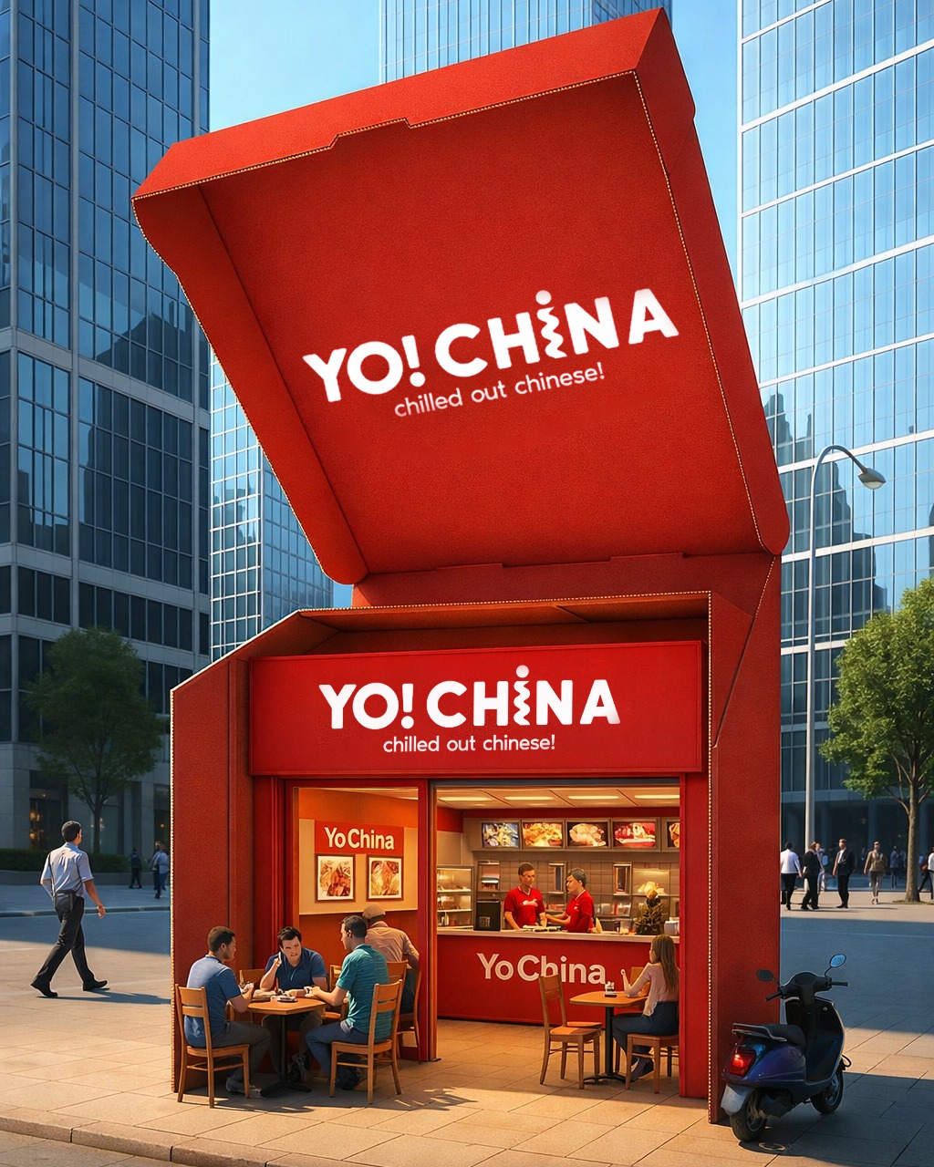 Yo!China premium outlet and dining ambience